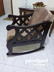  7 كراسي هزاز كوبرا خشب زان / مورس الاردن