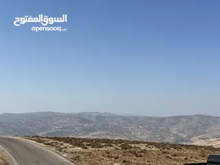  1 ارض للبيع جرش عنيبه المرامح منبسطه ومطله على شارعين 3500متر اطلاله بنوراميه بسعر مغري جدا