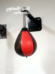  1 كرات بوكسينغ سريعه تعليق بقاعده خشبيه وبدون قاعده