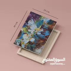  9 لوحتين طبيعة صامتة ورد، لوحات زيتية لديكور المنزل الراقي