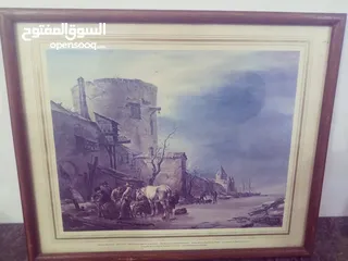  7 براويز تطريز ورسم زيتي  بسعر مغري