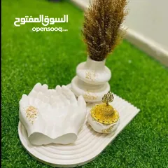  1 كونكريت  وشموع معطرة