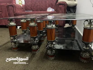  2 طاولات وسط قزار