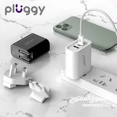  1 ‏ Pluggy 30W Fast Charger ‏ Pluggy Middle East شاحن سريع بقوة 30 واط