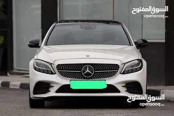  5 Mercedes C200 2019 Amg kit mild hybrid Night Package وارد الوكالة غرغورية