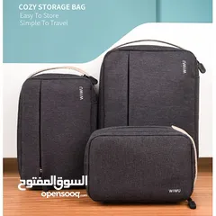  4 WiWU Cozy Storage Bag – شنطة تنظيم أنيقة وعملية لكل احتياجاتك!
