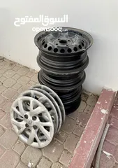  2 14” Rims with cover