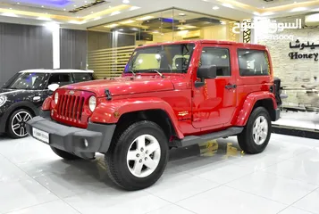  2 Jeep Wrangler Sahara ( 2014 Model ) in Red Color GCC Specs