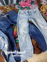  11 * شروة ألبسة جديدة مميزة بسعر مغري جدا _براندات/جينزات عدد 5 و بلايز تيشرتات عدد 5جديدة .اقرا الوصف