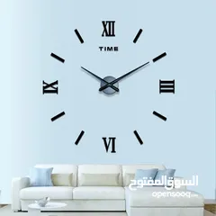  2 ساعة حائط  ارقام كبيرة