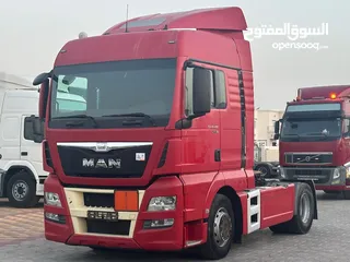  3 راس تريلة مان  جير اتوماتيك موديل 2015 ‏MAN tractor unit automatic gear year