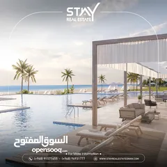  6 For sale in hawana salalah chalet 1 bedroom with 3 years payment plan for life time Oman residency