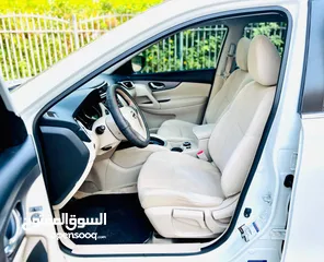  15 NISSAN XTRAIL 2015 WHITE GCC WITH SUNROOF