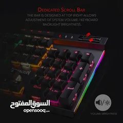  3 Redragon K580 VATA RGB LED Backlit Mechanical Gaming Keyboard