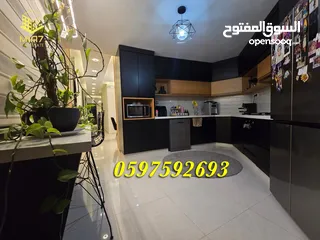  11 شقة طابقية جاهزة مفتاح للبيع البيرة قرب الهاشمية  مساحة كلية 200 م " 181 م صافي"