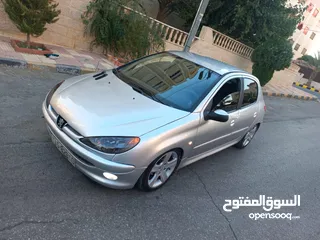  4 بيجو 206 مميزه بسعر مغرري