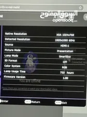  15 بروجكتور Benq mx550 2018 شبه جديد