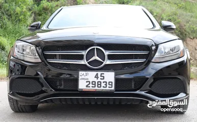  1 Mercedes C350e 2017 ممشى 33 الف مايل فقط بحالة الوكالة