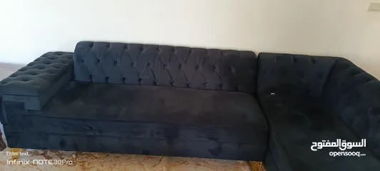  1 طقم كورنر نظيف جدا وفخم جدا