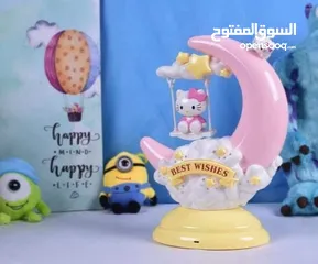  2 تيبل لامب تحفه  لغرف الاطفال يعمل على الكهرباء
