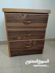  2 دروج بجانب السرير عدد 2