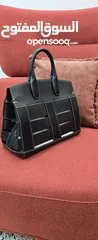  2 شنطة جلد طبيعي ( salvatore ferragamo calfskin thestudiocagebagsella) صناعة ايطالية
