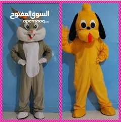  3 مختصون بلباس الشخصيات الكرتونية للحفلات و الافتتاحات
