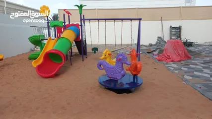  1 Brand new toys slides trampoline swings