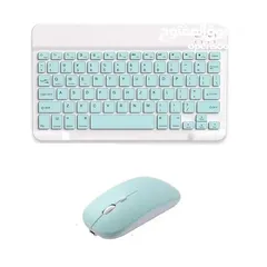  2 Wireless Bluetooth Mouse and Keyb oard Kit  • جودة عالية جدا • د