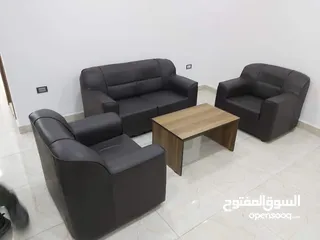  1 كنب جلد مكتبي فخم الأصلي احذروا التقليد