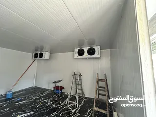 30 غرف تبريد و تجميد مستودعات تبريد ثلاجات مولات و سوبر شيلارات تكييف مركزي انفاق تجميد مصاعد صناعية