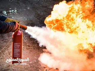  7 طفايات حريق - بيع و صيانة - Safety  Fire Extinguishers طفاية حريق - طفاية الحريق -الطفايات -سلامة عا