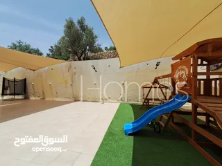  3 شقة ارضية مع حديقة للايجار في دابوق بمساحة بناء 300م