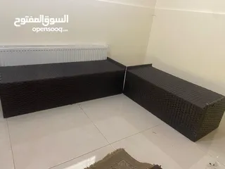  4 كراسي ثلاثية رنان عدد2 بدون فرشات