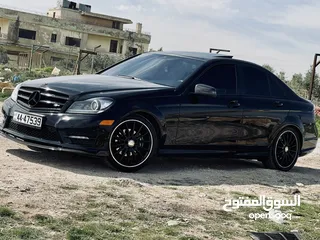  1 مرسيدس c250 مميزة للبيع لون اسود بلاك اديشن اصلي