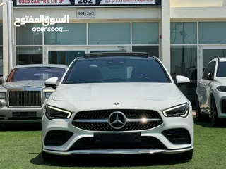  5 MERCEDES BENZ AMG CLA250 GCC 2021 FULL OPTION PERFECT CONDITION ORIGINAL PAINT