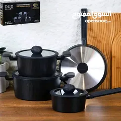  1 جهّزي مطبخك بأفضل الأطقم وبألوان تخطف الأنظار!*طقم الطهي الملوكي الفاخر وألوان تناسب ذوقك الرفيع