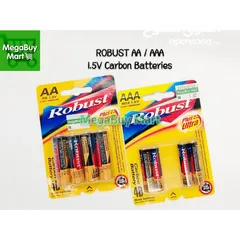  1 Robust AA R6 1.5V Carbon Batteries 4B Batteries