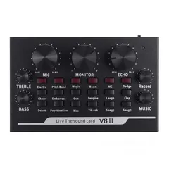  1 كرت صوت خارجي احترافي V8 Soundcard