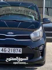  14 كيا بيكانتو 2020  استخدام شخصي لم تعمل سياحي او تطبيقات نهائي ماتور 12500ccفحص كامل لون اسود