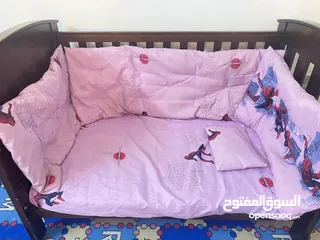  4 تخت أطفال خشب