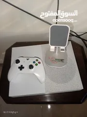  5 Xbox one s اكس بوكس جديد نظيف مستعمل اخو الجديد مع اي تحكم اصليه وحماله هاتف هديه مجانا بسعر حريقه
