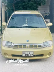  1 كيا اسبكترا موديل 2000 اربعه جيد  مراخصه الشهر 11 المكيف شغال  حامي بارد   رقم الهاتف :