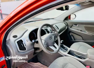  13 KIA SPORTAGE 2013 ORANGE GCC WITH SUNROOF