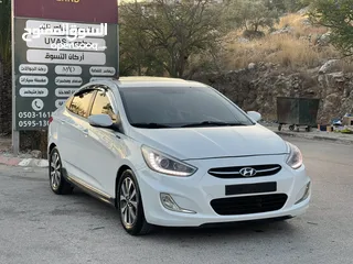  4 هونداي اكسنت 2016 ديزل فل الفل الفل فتحة اصليه بصمه