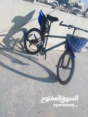  14 بيع بسكليت بحاله جيده جدااا اللون اسود وازرق واضح بالصوره غيارات شغاله وبرك شغال 100%