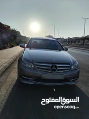  18 مرسيدس c200 2008 اصلي افنجارد فل الفل  لون شمباني مميز