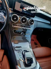  9 مرسيدس C300 2020/ فل مسكر بانوراما عداد ديجتال فرش عسلي / ولا جرام بويا / بالكررراتين وكالة