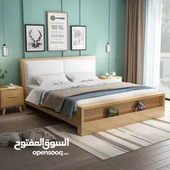  11 اتخوت مجوز خشب لاتيه 18م عادي او بكس مجوز مفرد ونص مفرد البيع بدون فرشه مع إمكانية تغير الون كفاله 5