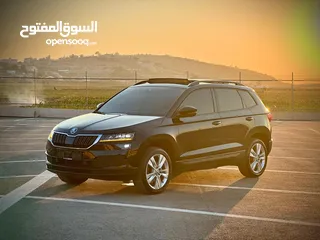  2 سكودا كاروك 2019/اتوماتيك ماتور 1500 بنزين فل الفل  فتحة سقف بانوراما